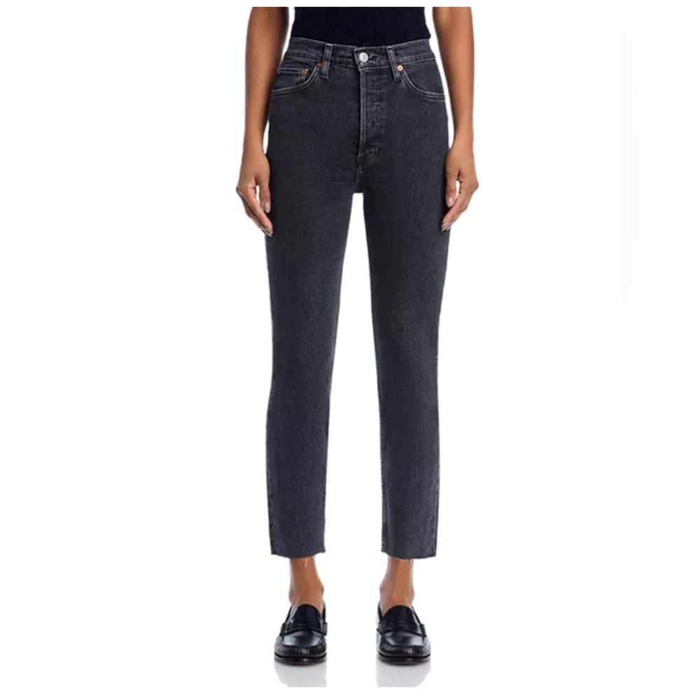 RE/DONE
90s High Rise Jeans in Stone Noir